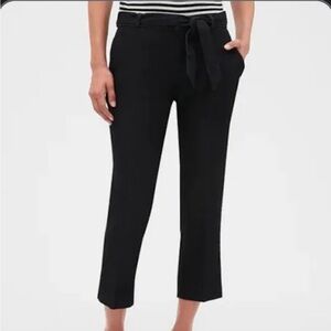 NWT Banana Republic Avery Straight-Fit Ankle Pant with Tie Waist - Size 6